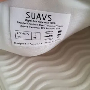 Suavs | Shoes | Suavs The Eddy Unisex Sides White New | Poshmark display picture 3